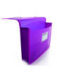 Picture of XXL A4+ FOLDER WITH FABRIC GUSSET - PURPLE